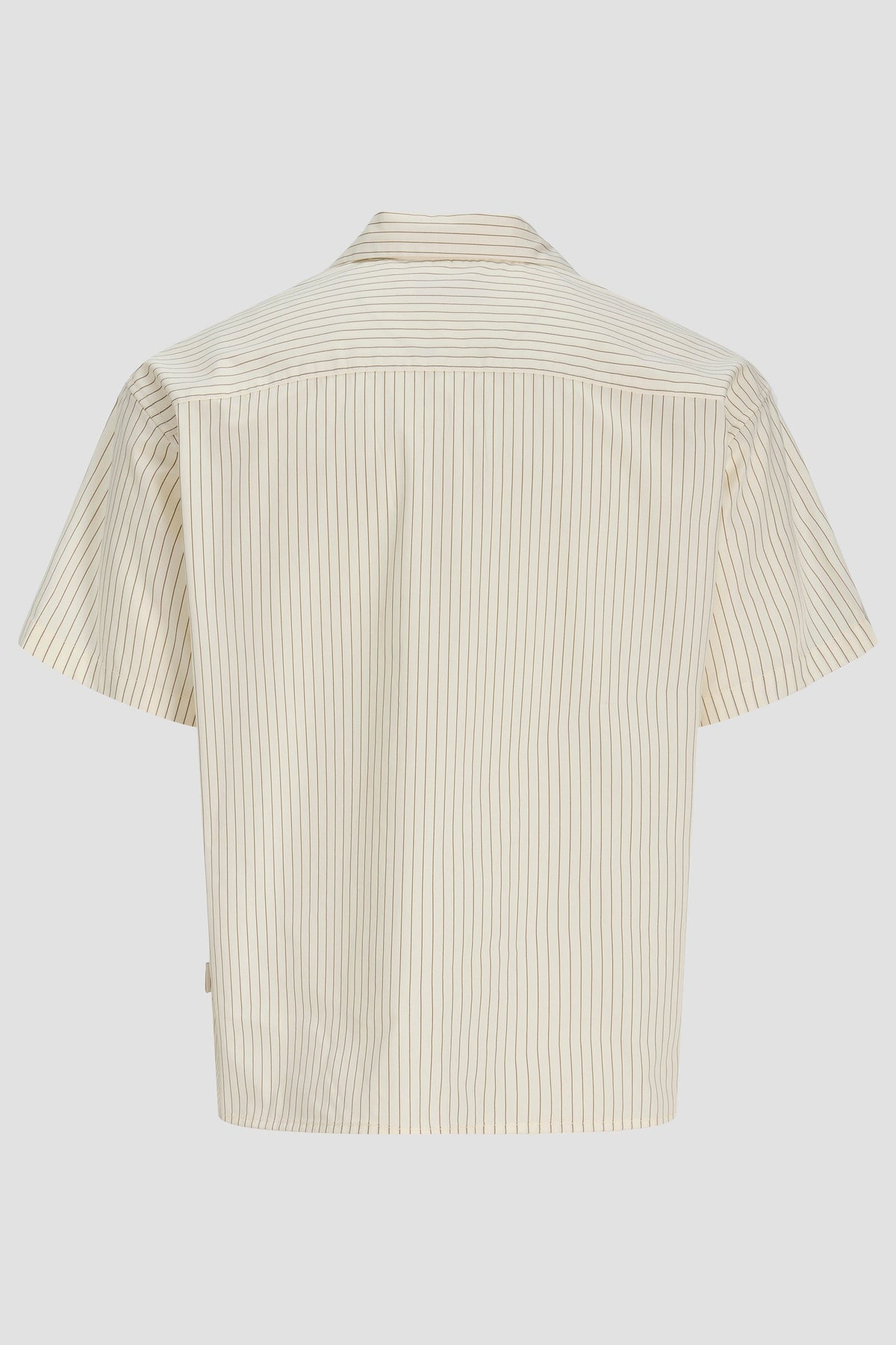 Jack & Jones Menton Poplin Stripe Resort Shirt SS Cloud Dancer