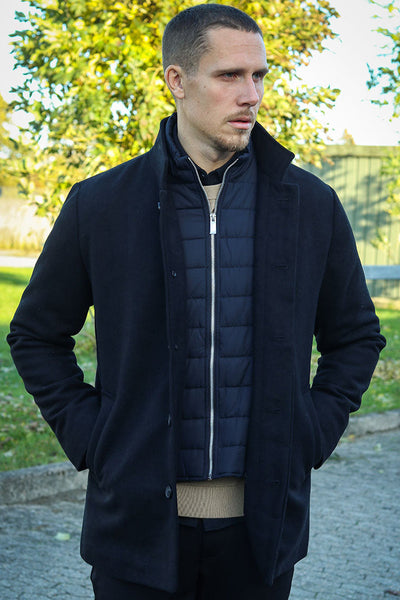Jack & Jones Harrison Wool Jacket Black