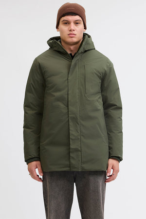 Jack & Jones Keen Stretch Parka Jacket Grape Leaf