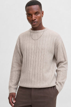 Jack & Jones Bradley Carter Knit Crew Neck Atmosphere