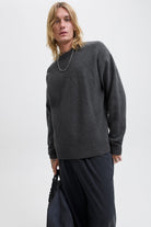 Jack & Jones Soho Ollie Knit Crew Neck SN Asphalt