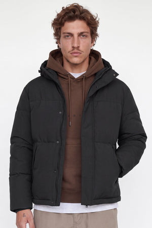 Jack & Jones Soho Puffer Hood Black