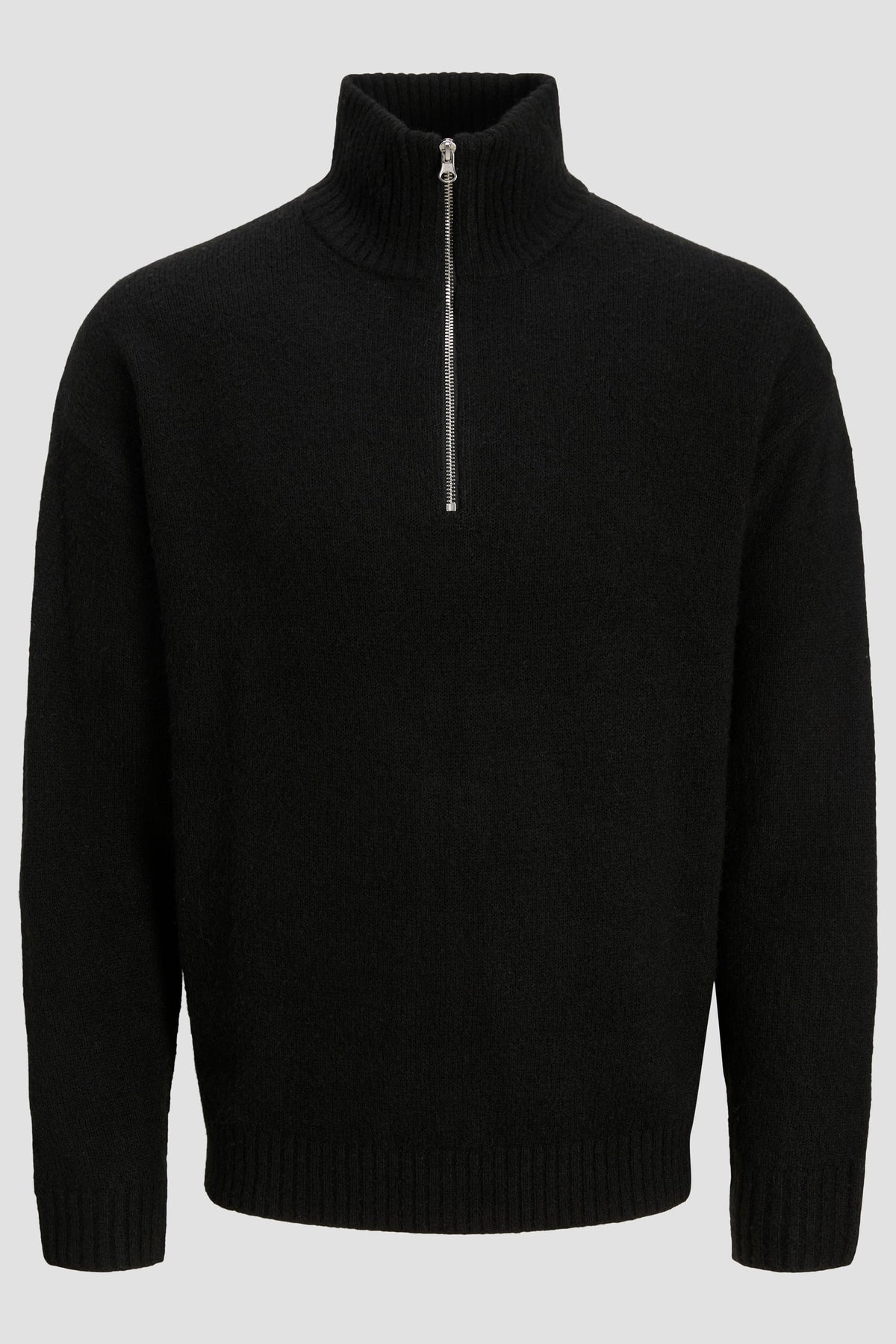 Jack & Jones Soho Ollie Knit Half Zip Black