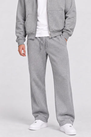 Only & Sons Goyle Wide Scuba Pant Light Grey Melange