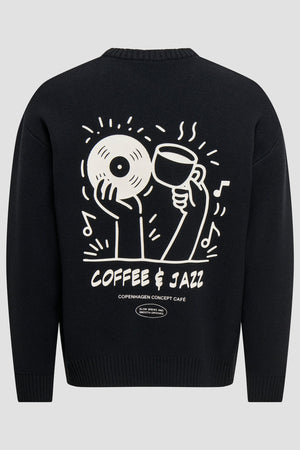 Only & Sons Jazz Knit Crew Neck Black