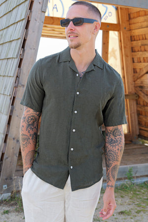 ONLY & SONS Caiden SS Resort Linen Kambaba