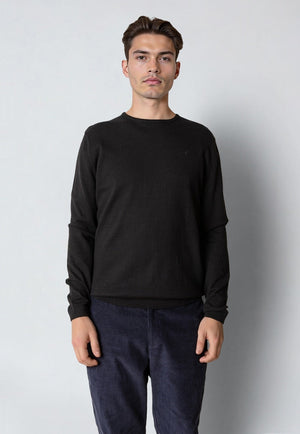 Clean Cut Copenhagen Claude Crewneck Knit Black