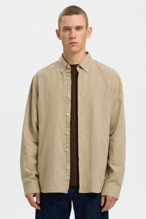 Selected Clay Linblend Shirt Pure Cashmere