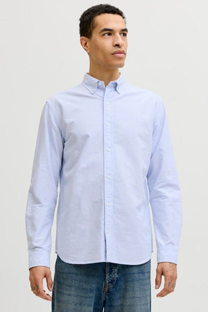 Jack & Jones Harvey Oxford LS Skjorte Chambray Blue