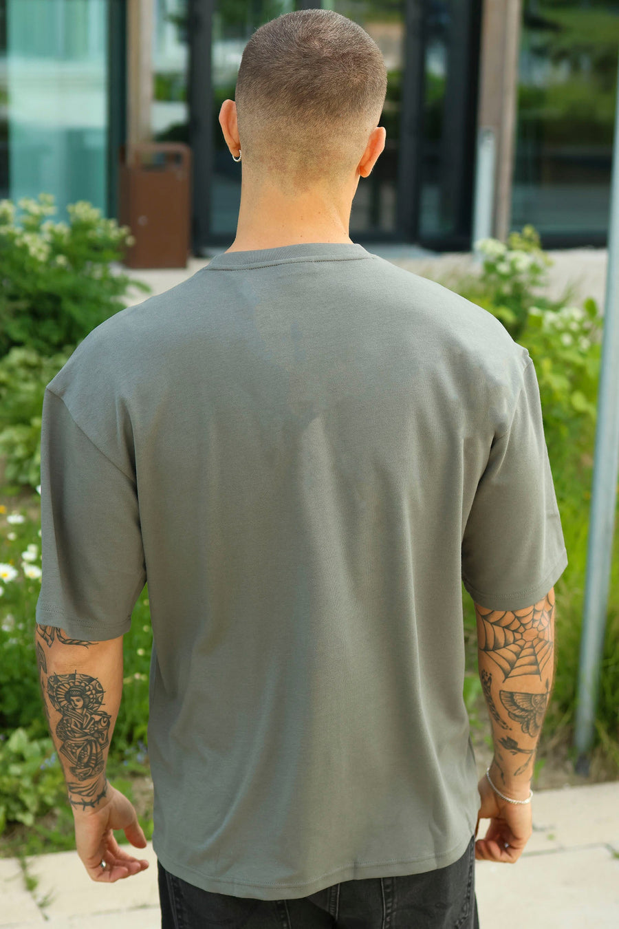 Only & Sons Caspian Airflex Boxy SS Tee Castor Gray