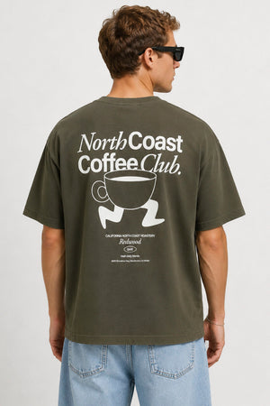 Only & Sons Axel Coffee Relaxed SS Tee Tarmac