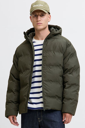 Jack & Jones Soho Puffer Hood Jacket  Rosin