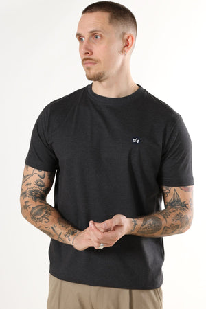 Kronstadt Timmi Organic T-shirt Charcoal Mix