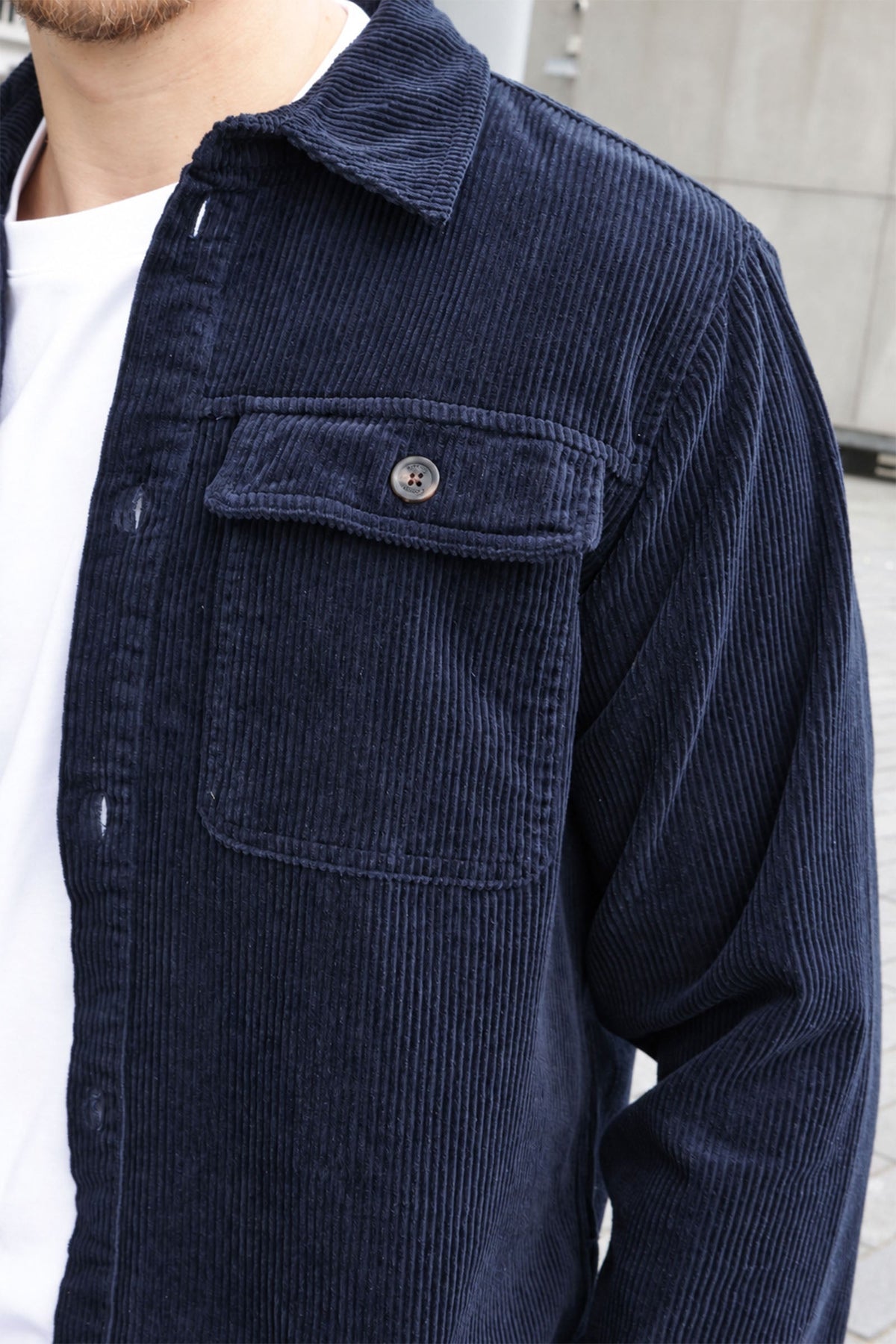 Solid Nam Shirt Insignia Blue