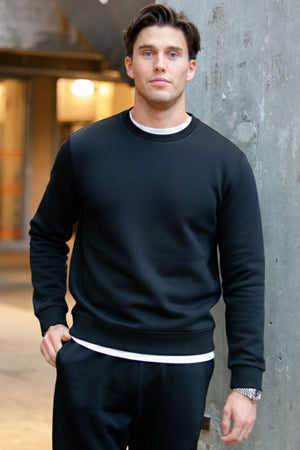 ONLY & SONS CERES CREW NECK Black