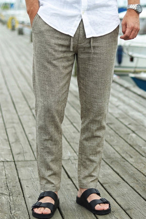 Selected Slimtape Brody Lin Bld Delicioso Bukse