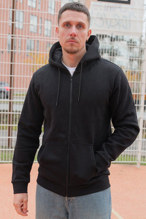 ONLY & SONS CERES ZIP HOODIE SWEAT  Black