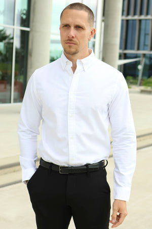 Jack & Jones Harvey Oxford Skjorte Hvit