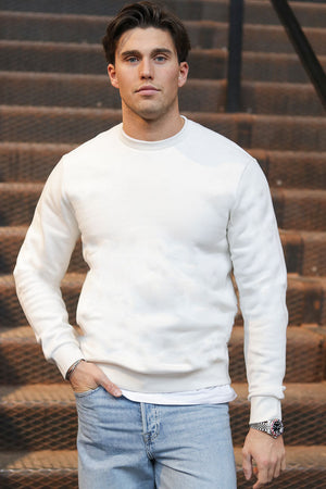 Only & Sons Ceres Crew Neck Cloud Dancer