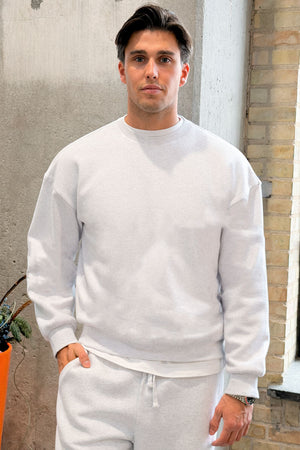Only & Sons Ceres Ovz Ls Super Light Grey Melange