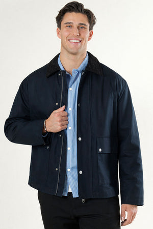 Selected Kyle Cotton Jakke Sky Captain