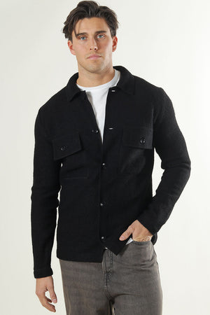 Selected Nealy LS Knit Cardigan Black