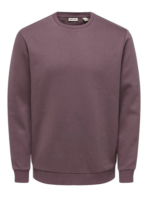 Only & Sons Ceres Crew Neck Huckleberry