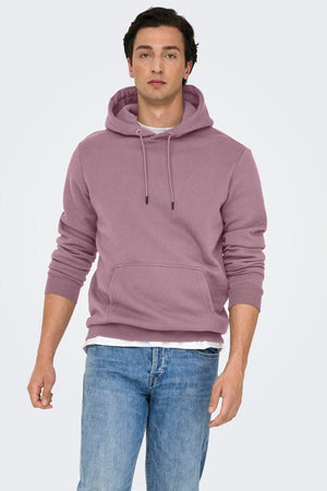 Only & Sons Ceres Hoodie Twilight Mauve Sweatshirt