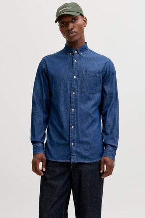 Jack & Jones Brook Oxford Shirt  Mid Blue