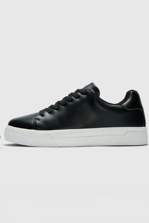 Selected David Chunky Leather Sneaker Black