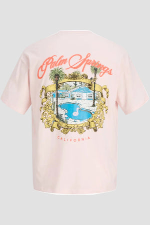 Only & Sons Post Tee SS Crew Neck Chalk Pink