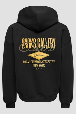 Only & Sons Parks Gallery Relaxed Sweat Hoodie Black
