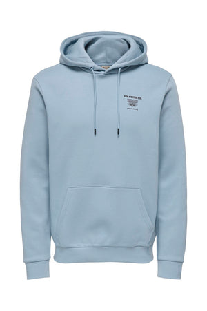 Only & Sons Ceres Food Fiesta Reg Hoodie Blue Fog