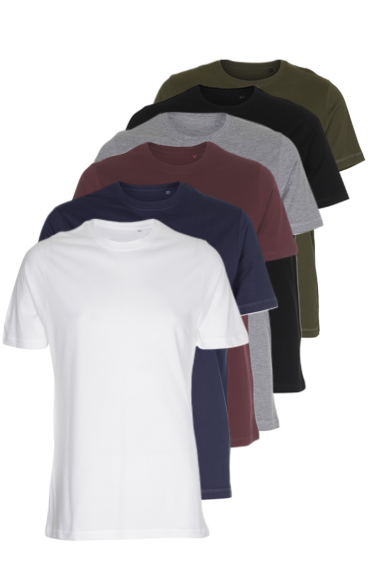 Mix & Match: 6 x Organic Basic T-skjorter: 750,- (125,- PER STK.)