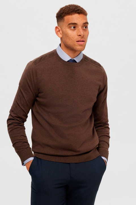 Selected Berg Knit Crew Neck Demitasse