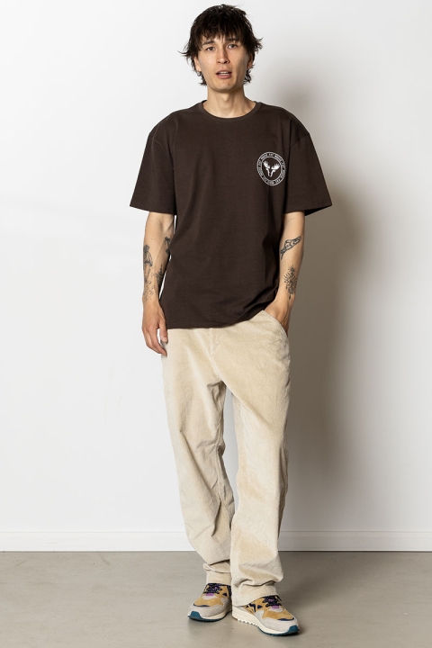 Fat Moose Toby T-shirt Dark Brown