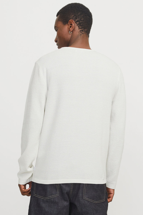 Jack & Jones George Knit Crew Neck Cloud Dancer