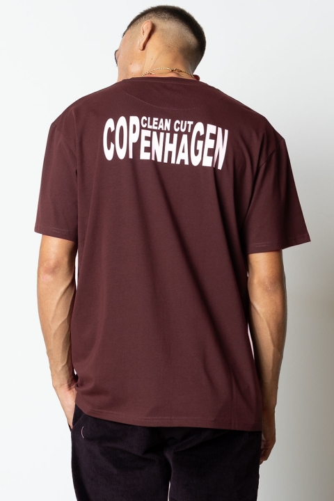 Clean Cut Copenhagen Clean organic T-shirt Dark Plum