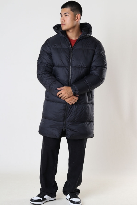 Jack & Jones Toby Long Puffer Black