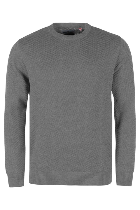 Kronstadt Carlo Cotton knit Lt Grey Mix