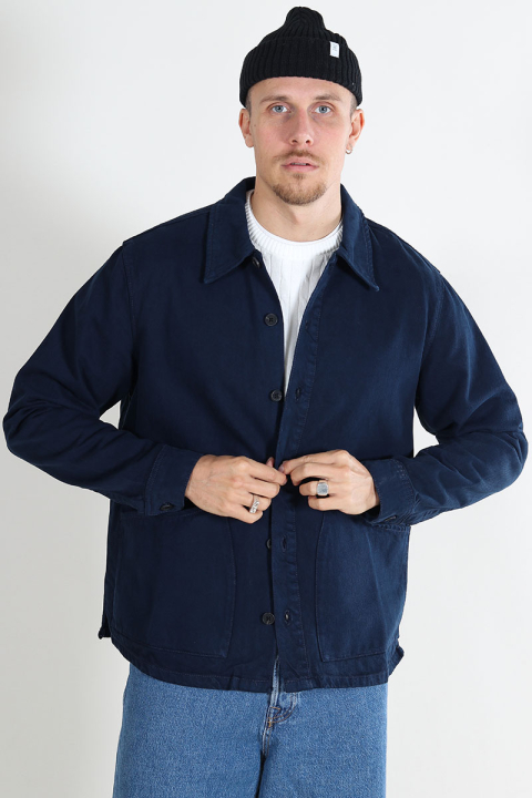 Solid Nadil Overshirt Insignia Blue