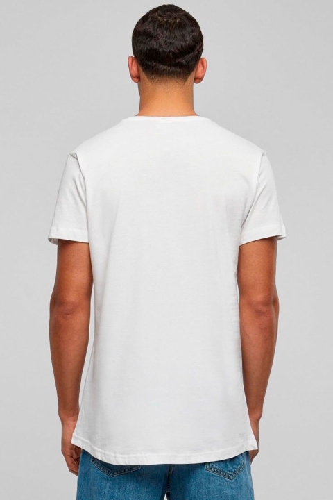 URBAN CLASSICS Shaped Long Tee White