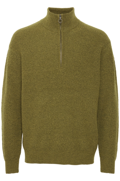 Solid Mathew Half Zip Olive Drab