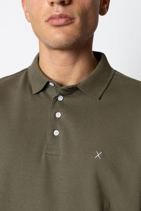 Clean Cut Copenhagen Silkeborg Stretch Polo Army