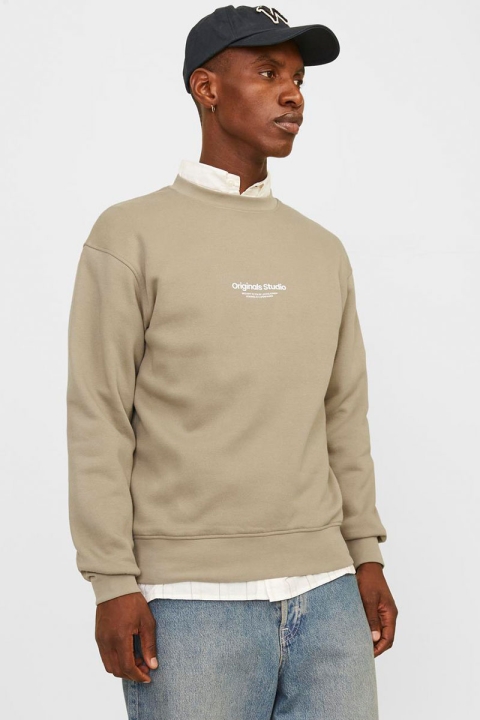 Jack & Jones Vesterbro Sweat Crew Neck Silver Sage