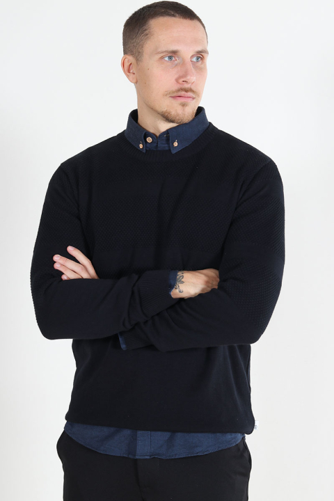 Kronstadt Hannes Cotton knit Black