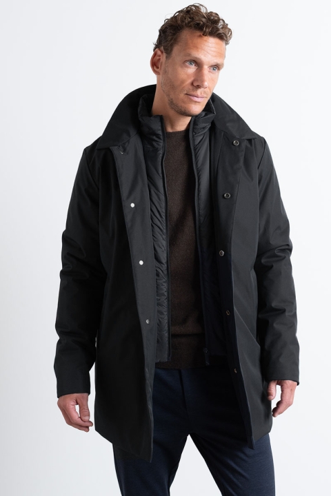 Clean Cut Copenhagen Blake Mix Coat Black