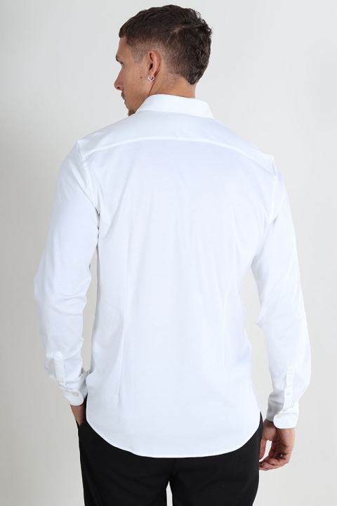 Selected Slim Jersey Shirt LS Bright White