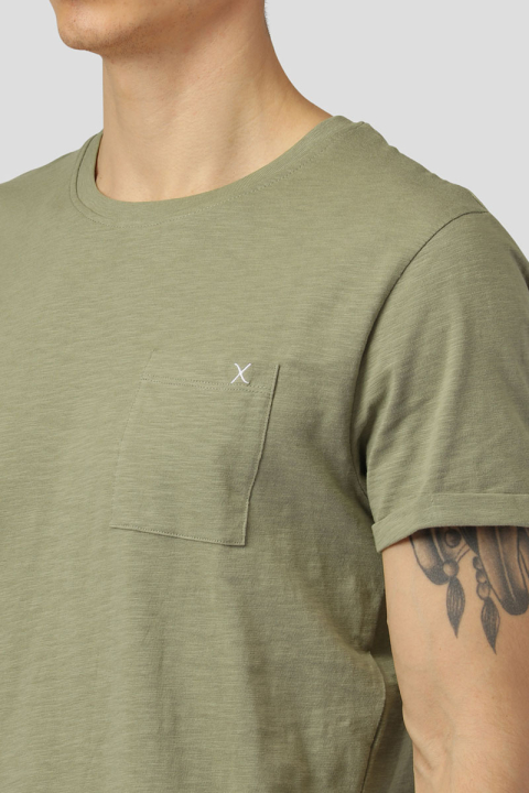 Clean Cut Copenhagen Kolding Organic Tee S/S Dusty Green