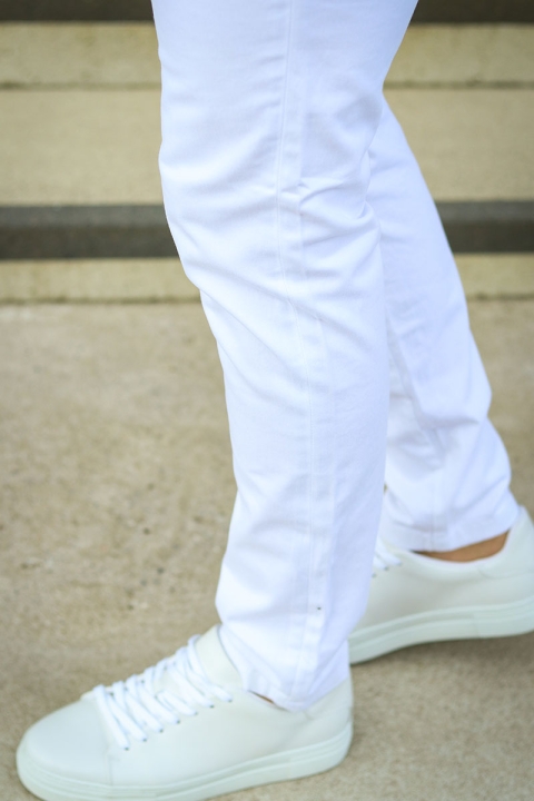 Jack & Jones Marco Bowie Chinos White